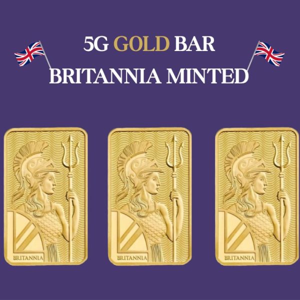5G BRITANNIA GOLD BULLION BAR
