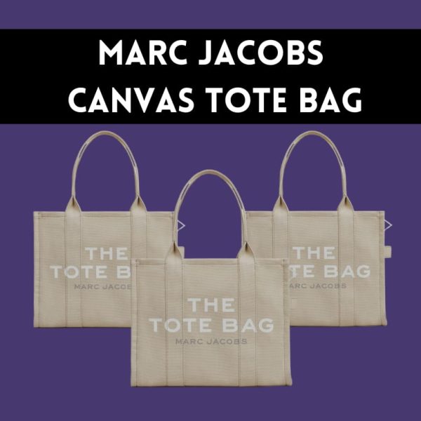 MARC JACOBS CANVAS TOTE BAG