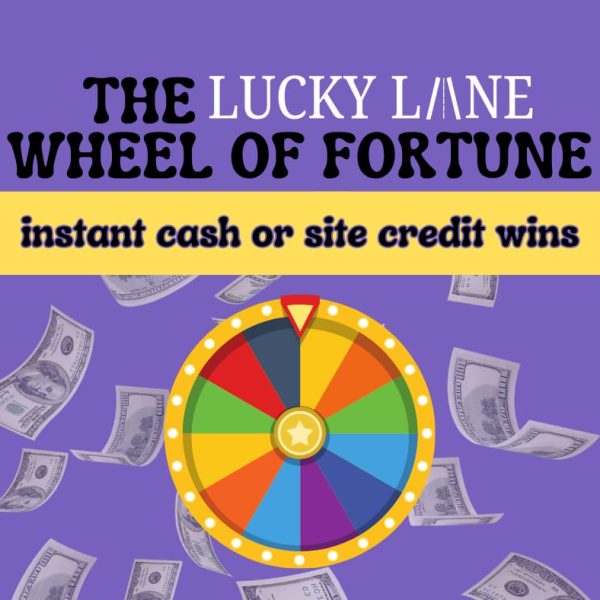 THE LUCKY LANE WHEEL OF FORTUNE