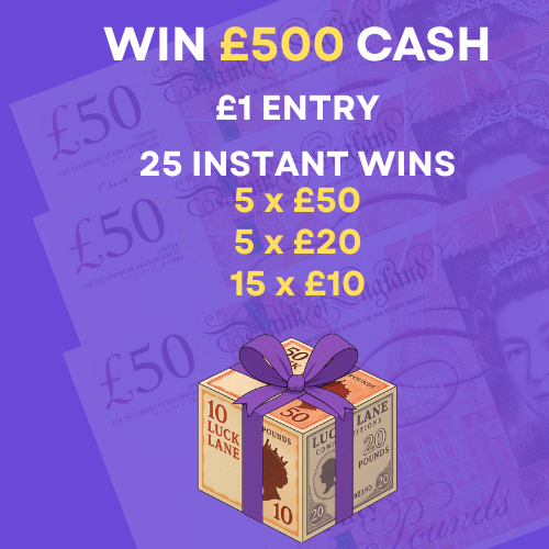 £500 CASH PRIZE