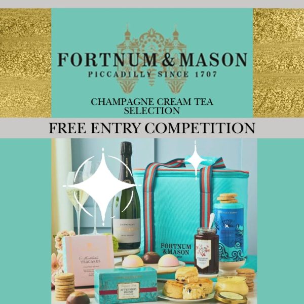 FORTNUM & MASON CHAMPAGNE CREAM TEA SELECTION HAMPER
